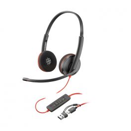 POLY Blackwire 3220 Cuffie Stereo USB-C