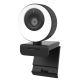 Cleyver Webcam HD con anello luminoso